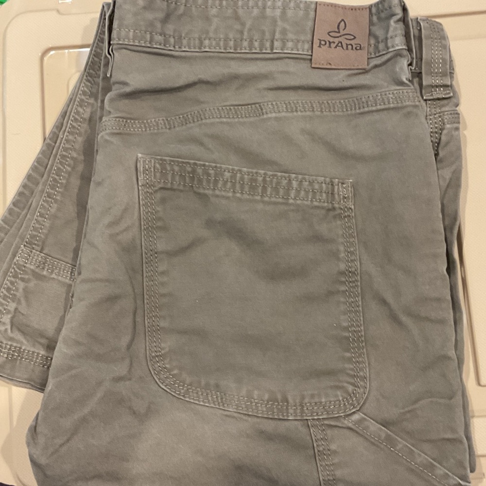 Prana Stone Gray Utility Pants